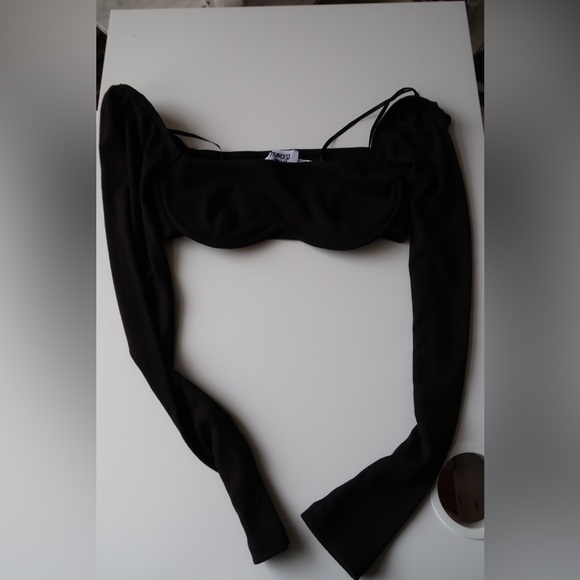 Princess Polly bra top long sleeve - Picture 2 of 4